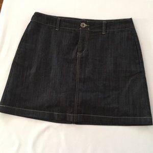 BACCINI A-line Jean Skirt w/Attached Shorts